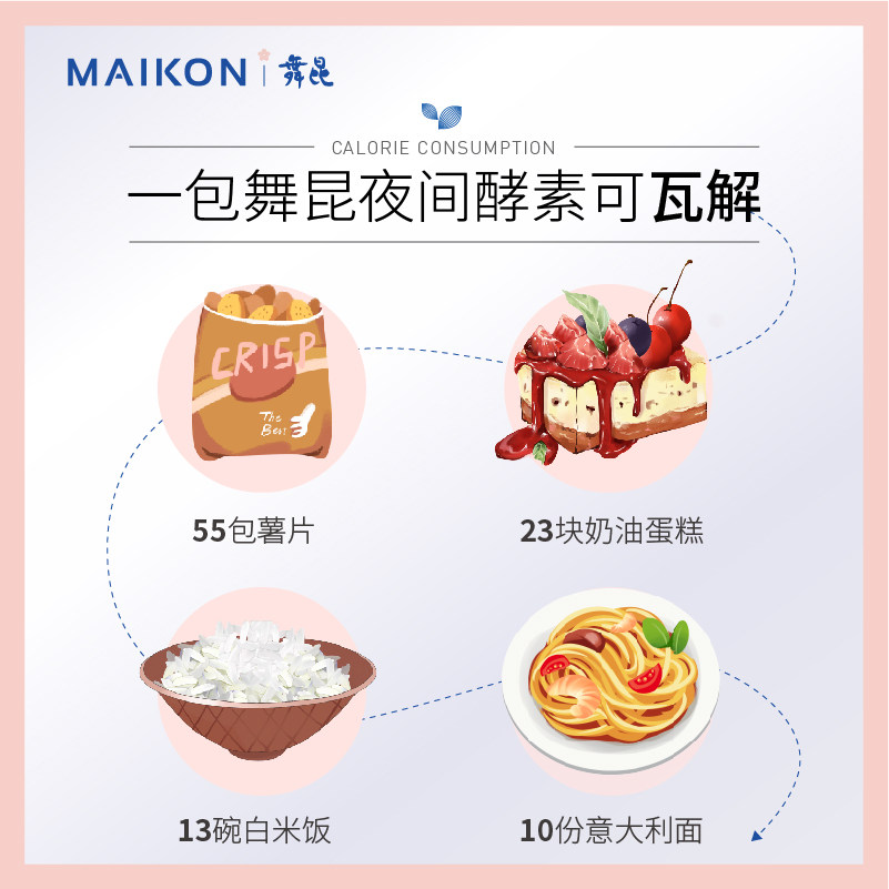日本进口舞昆夜间正品小腰版种酵素 舞昆海外酵素
