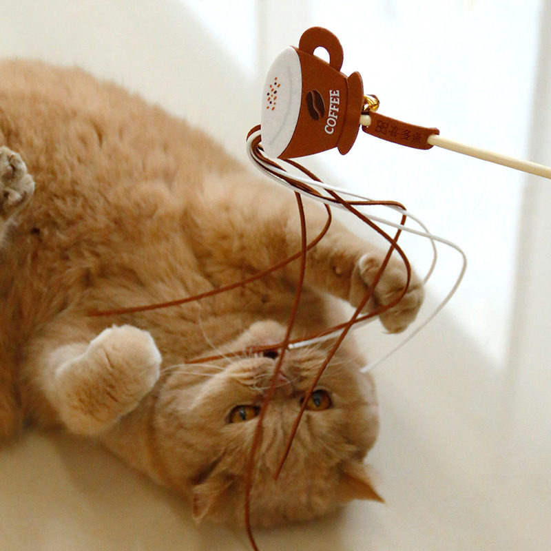 猫咪逗猫棒长杆流苏耐咬自嗨解闷可爱仙女棒加长铃铛宠物用品玩具,淘宝优惠券,粉丝福利购,淘宝优惠卷