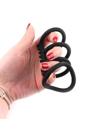 Silicone Penis Ring Dragon Bone Ring Men's Sex Genie Silicon
