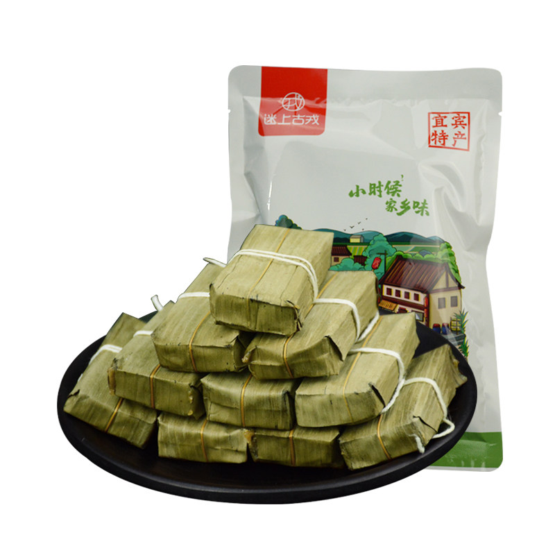 四川特产小竹叶糕泸州特色小吃黄粑 火比特食品传统糕点