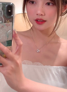 JUSONGKLEIN钛钢锁骨链女星球