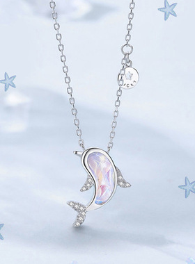 海豚项链2022年新款女高级设计