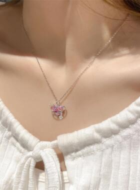 JUSONGKLEIN女爱心项链恋爱星球
