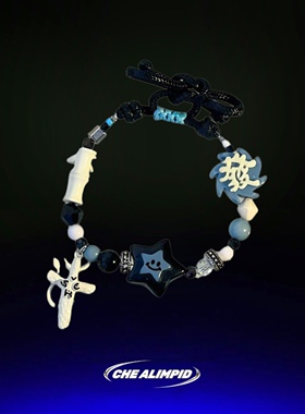 幸运星编织手链手链嘻哈