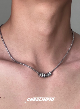 钛钢材质不褪色项链钛钢男女同款