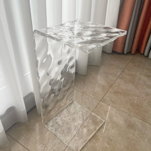 亚克力透明茶几飘窗小桌欧式现代榻榻米茶台网红茶几U型边几角几U - 图2