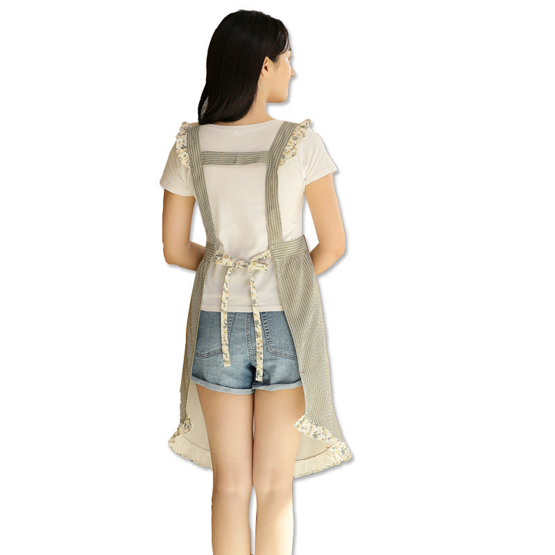 2021新款可擦手围裙家用厨房夏季日式防水防油裙子可爱女纯棉罩衣,淘宝优惠券,粉丝福利购,淘宝优惠卷