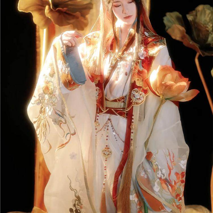 汉服南北朝大袖衫重工刺绣古风齐腰交领魏晋武侠风男女款国风套装,淘宝优惠券,粉丝福利购,淘宝优惠卷