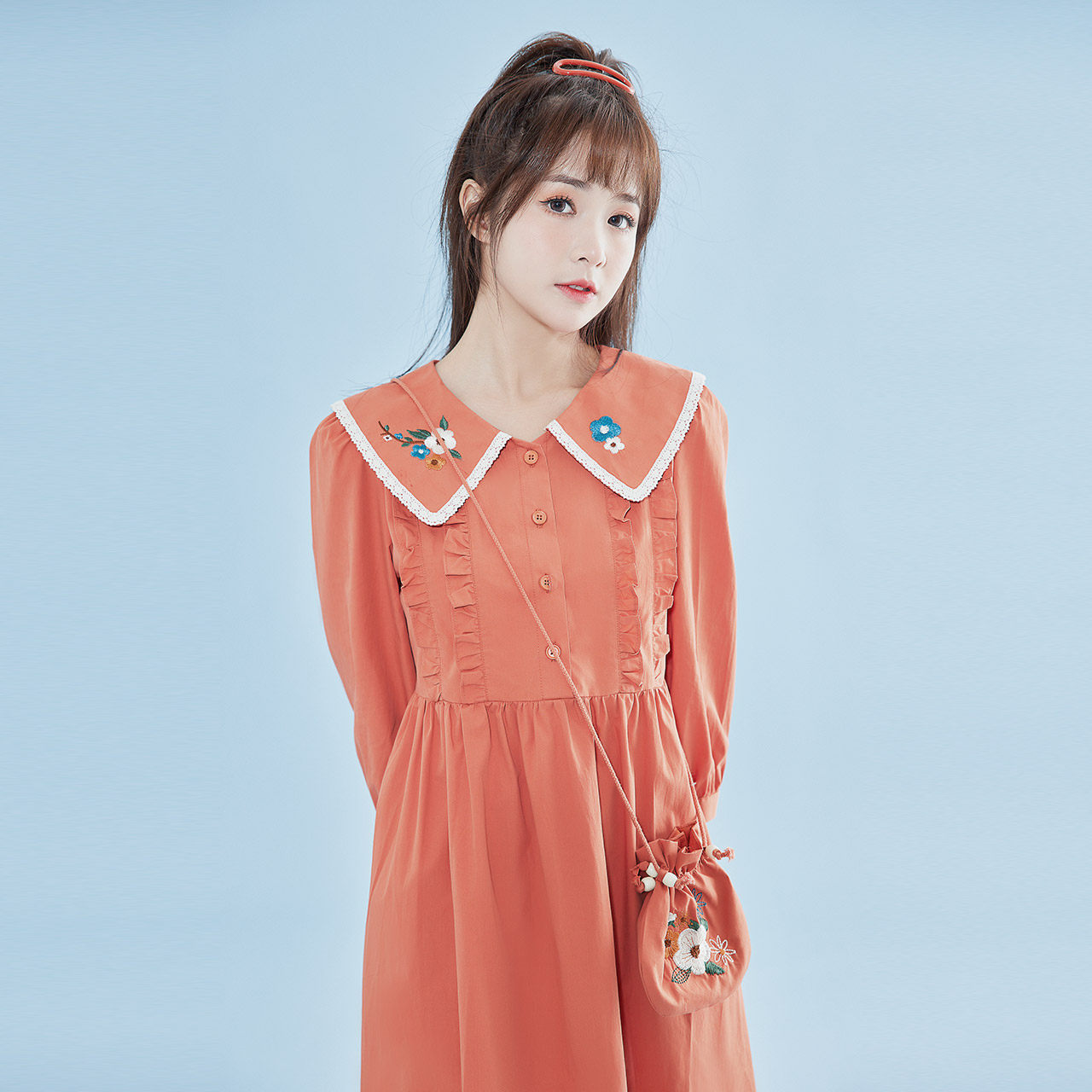 【清仓特价】ief /爱依服连衣裙夏秋 爱依服outlets店连衣裙