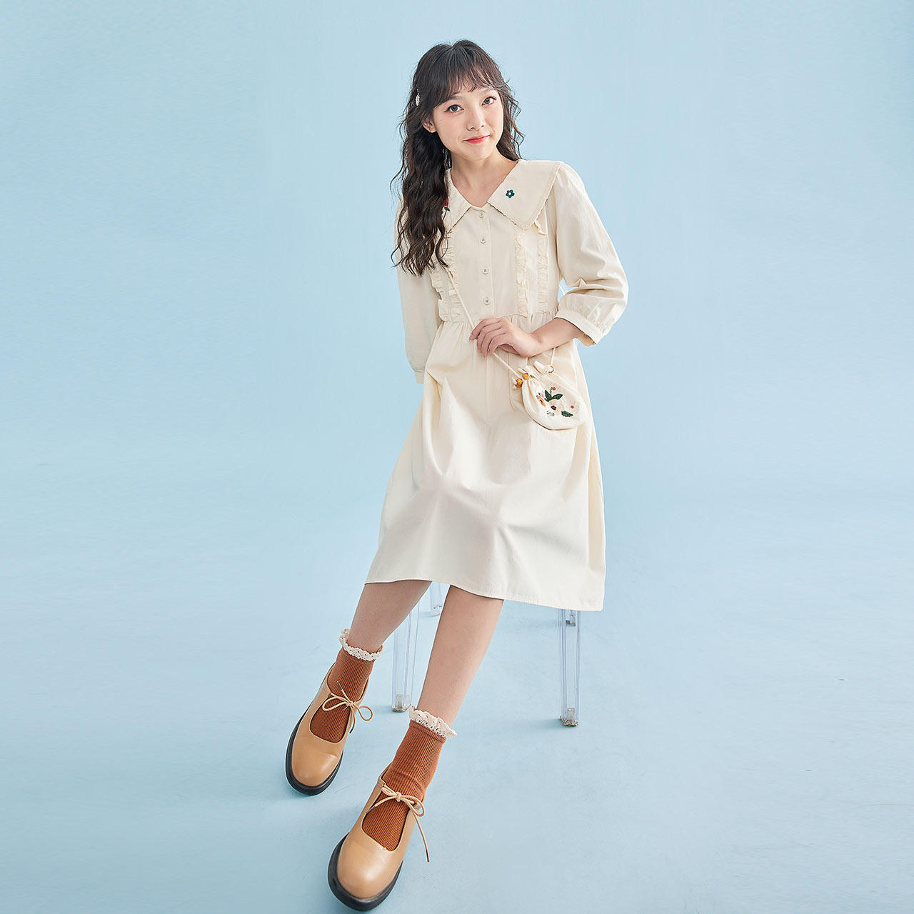 【清仓特价】ief /爱依服连衣裙夏秋 爱依服outlets店连衣裙