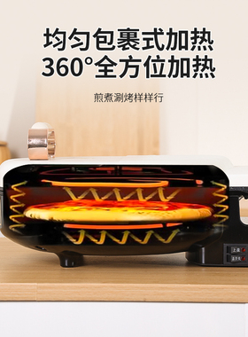 可拆洗双面加热家用电饼铛烙饼锅