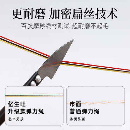 手串弹力绳扁丝弹力线升级大卷文玩水晶珍珠弹力绳高端耐磨串珠线 - 图1