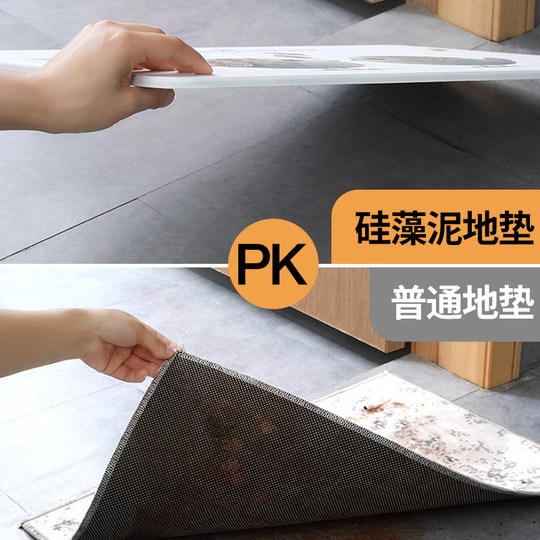 Thickened 10MM! Hard diatom mud absorbent pad