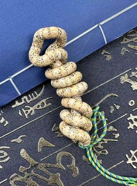 海南原生态星月菩提子108颗佛珠手串猪大肠藏式斜切扇面手链把玩