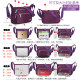 Large-capacity fashionable waterproof crossbody bag