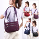 Large-capacity fashionable waterproof crossbody bag
