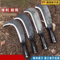 German quality handcrafted forged with chopping wood cut tree cut with bamboo sharp knife for home opening and fishing full steel forging