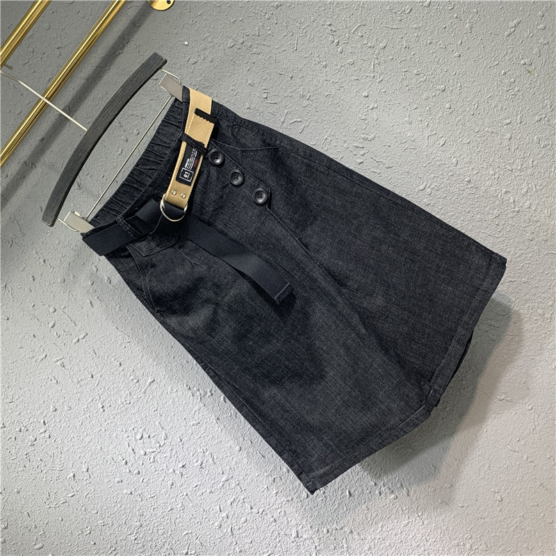 2020秋装新款ins不规则牛仔半身裙 韩蒂俐半身裙