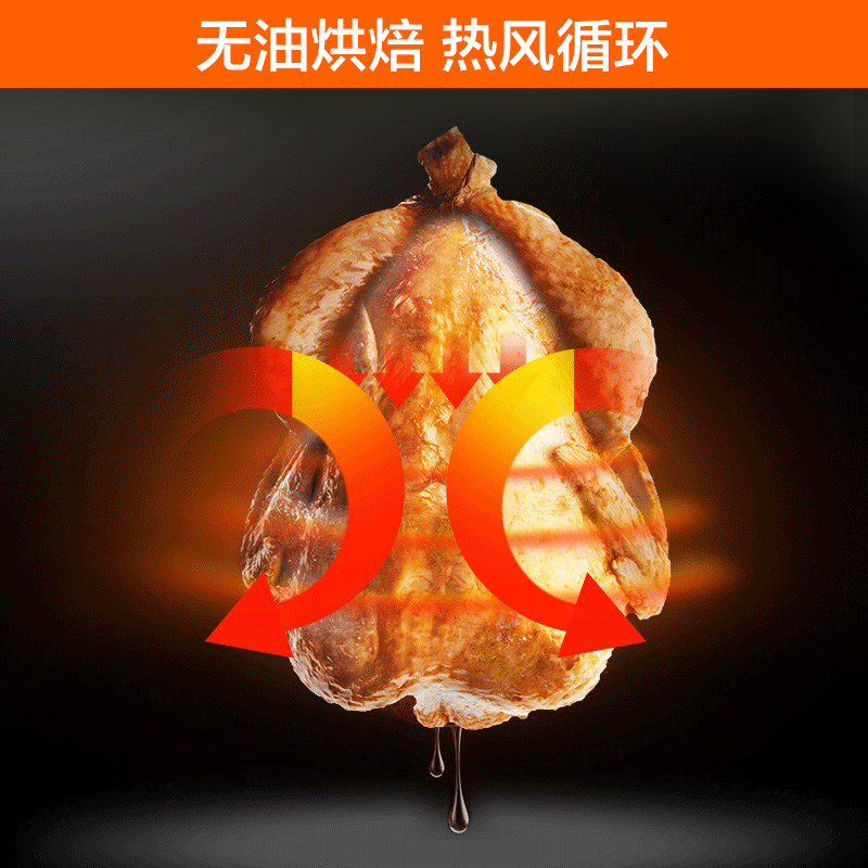 九阳凡臣专卖店九阳空气炸锅家用多功能鸡翅薯条机全自动大容量无油空气电炸锅1
