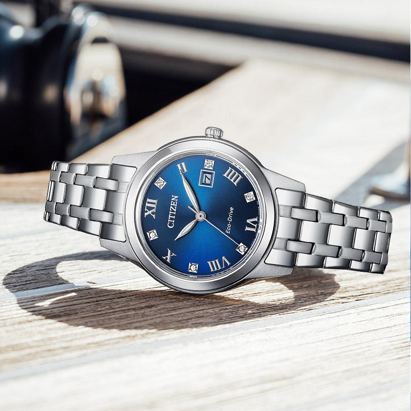 西铁城光动能日本新款正品钢腕表 kuajing海外日韩腕表