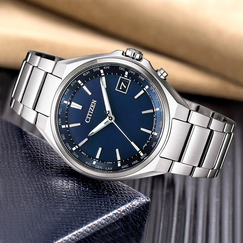 【日版】西铁城男士光动能电波新款黑 kuajing海外日韩腕表