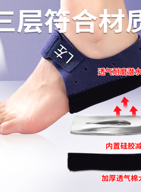 上班工作久站不累足跟疼痛跟腱炎专用运动男女减震神器软后跟炎