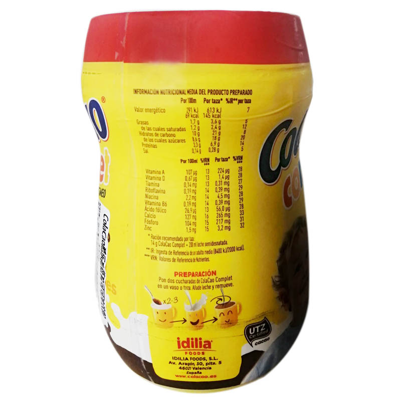 ColaCao Spain imported Beiyu brewed cocoa powder 360g/can - 图2