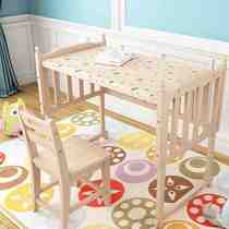 High-end solid solid wood group a removable rocking bed baby cot coax multifunction cradle bed newborn solid wood sleep