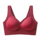 Integrated fixed cup vest-style markless underwear bra