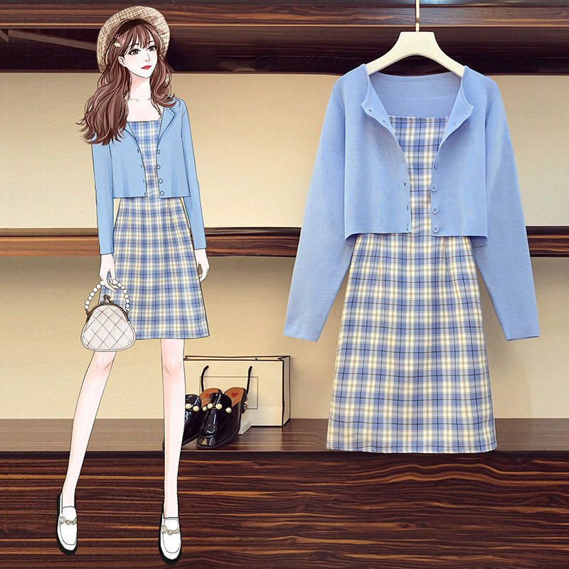 大码女装2020新款秋装微胖妹妹减龄 墨芭大码女装