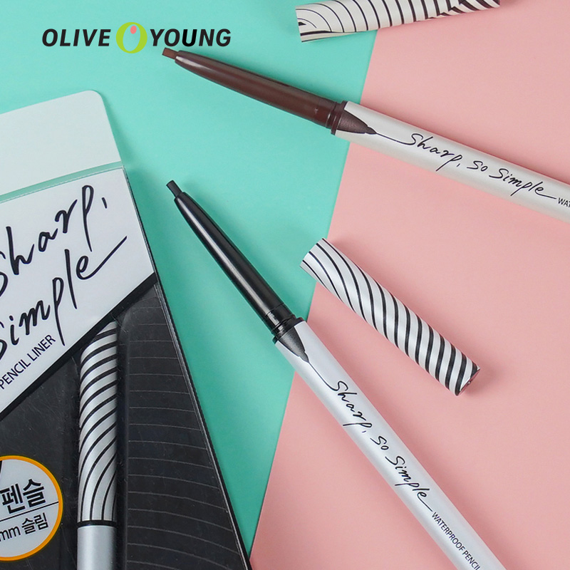 oliveyoung欧利芙洋旗舰店Clio/珂莱欧眼线胶笔女不易晕染纤细防水持久黑色棕色初学者软头1