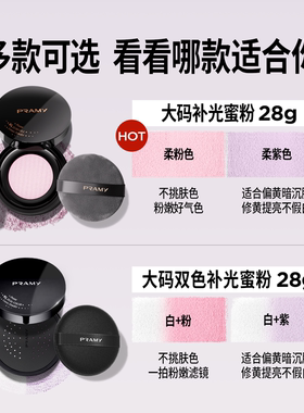 程十安柏瑞美大码散粉控油蜜粉持久不脱妆定妆喷雾PRAMY正品