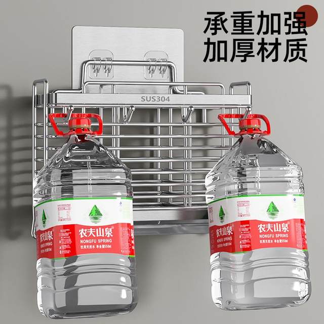 Chopstick tube can be hung stainless steel kitchen drain wall-mounted household countertop spoon storage box storage rack chopstick cage
