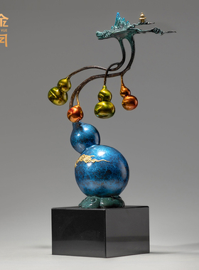 铜金岁月黄铜新中式客厅