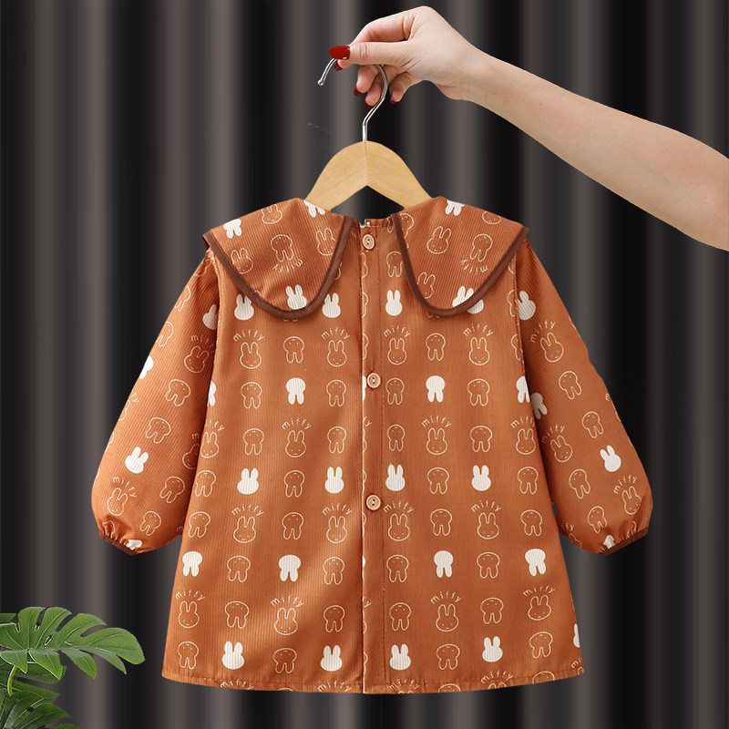 宝宝罩衣外穿女宝公主裙秋冬婴儿围兜吃饭防水防脏反穿衣饭兜围裙,淘宝优惠券,粉丝福利购,淘宝优惠卷