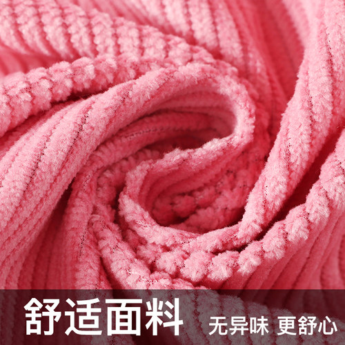 灯芯绒宝宝吃饭围兜女孩长袖儿童罩衣幼儿园饭兜男孩画画衣服围裙 - 图1