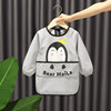 Anti-dirty long-sleeved baby outerwear autumn and winter bibs for eating