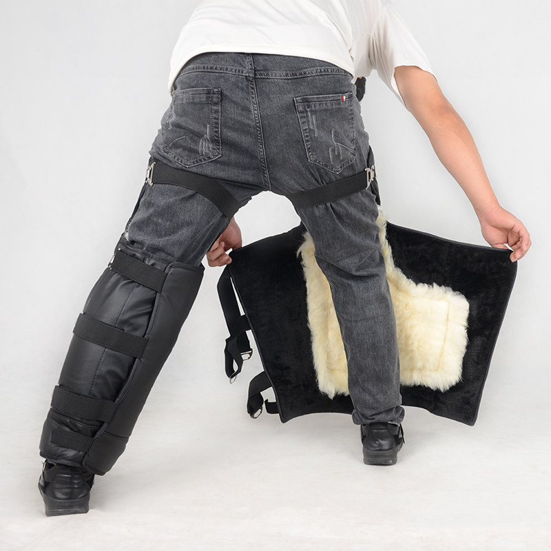 电动车摩托车护膝保暖防风寒加肥加大胖子用大码羊毛护膝骑车护腿,淘宝优惠券,粉丝福利购,淘宝优惠卷