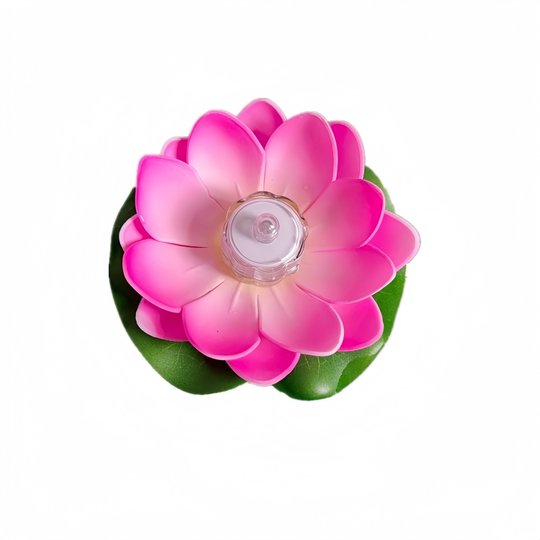 新款荷花莲花灯发光更持久可循环使用户外水上装饰中秋河灯许愿灯