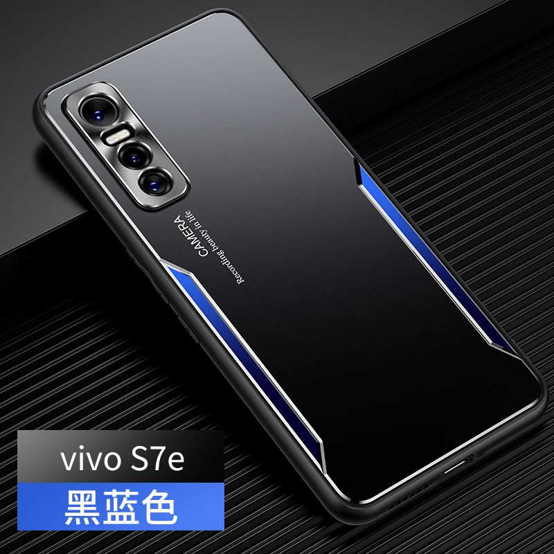 适用vivoS7E手机壳vivo s7e活力版金属V2031A磨砂V2031EA镜头全包viv0s7e男女v1vos7e防摔viovs7e外壳vovis7e-图1