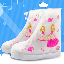 Factory Direct Selling Children Cartoon Rain-Proof Anti-Fouling Rain Shoes Cover Nursery School Baby Rainy Waterproof Anti-Slip Shoe Cover