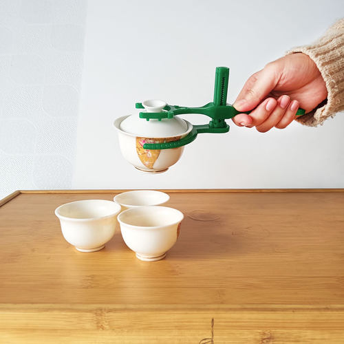 贤秘书盖碗防烫夹泡茶神器茶具配件6君子茶道零配茶碗防烫夹具 - 图2