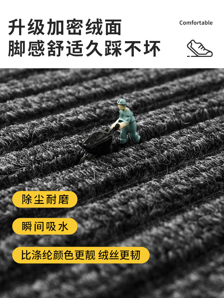 豪宅入户门地垫吸水除尘轻奢加厚地毯防滑耐脏进门家用大门口脚垫,淘宝优惠券,粉丝福利购,淘宝优惠卷