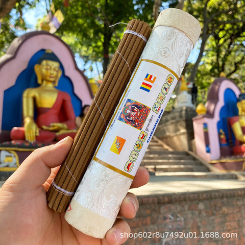 雷龙druk锦缎圆筒装藏香14种可选 手工植物线香 - 图3