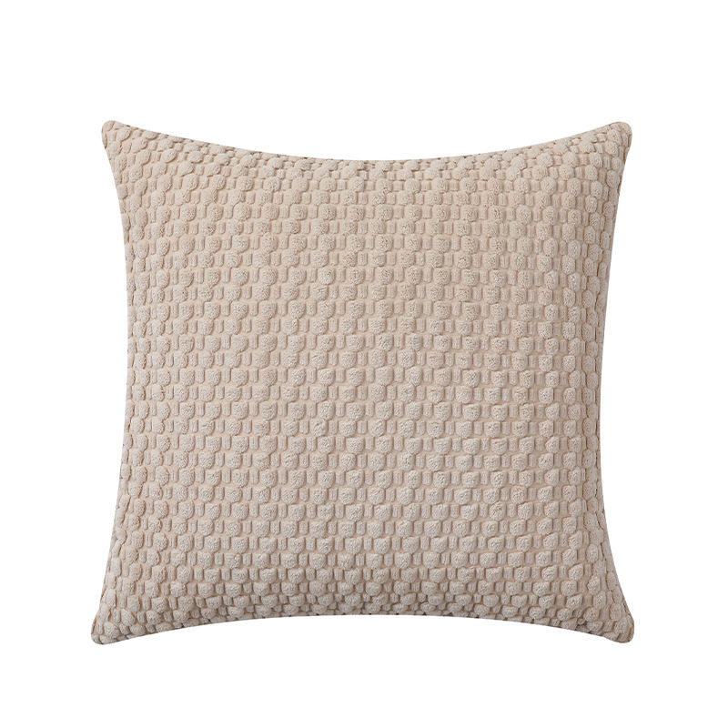 跨境新款灯芯绒立体泡泡粒抱枕靠枕靠垫套居家客厅沙发后背坐垫,淘宝优惠券,粉丝福利购,淘宝优惠卷