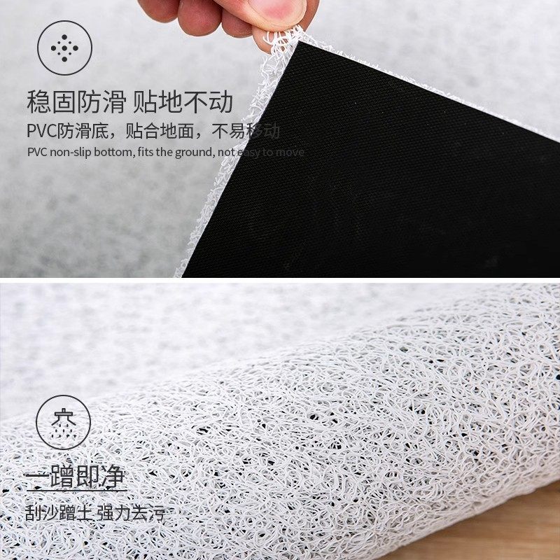 进门口清新花朵丝圈地垫入户门垫家用玄关防滑蹭土可裁剪脚垫地毯,淘宝优惠券,粉丝福利购,淘宝优惠卷