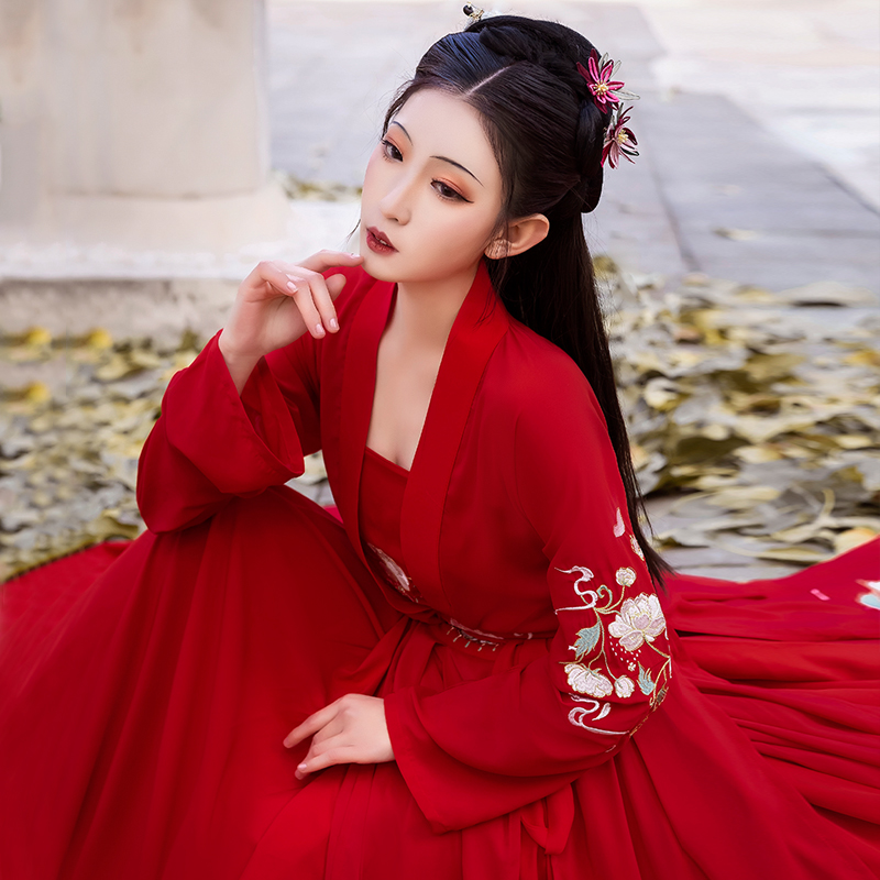 栾凰原创正品【锦绣】对襟齐腰6汉服 栾凰汉服