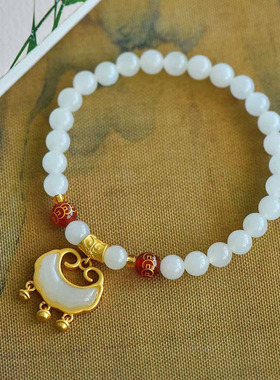 女925镶嵌和田玉原创设计