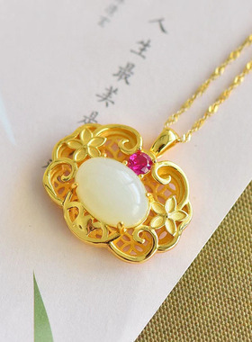 和田玉925银和田玉原创设计