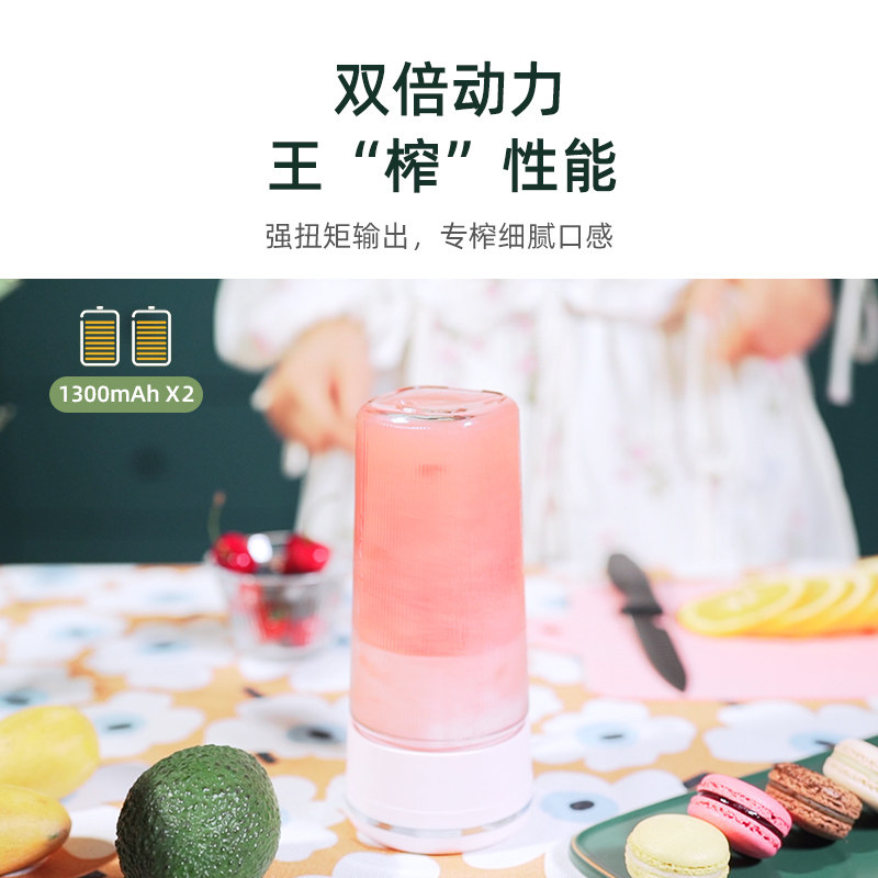 南极人便携式家用水果小型炸果汁机 南极人智象榨汁机
